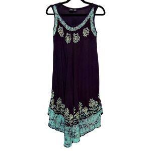 Dark Boho Festival Dress Womens One Size Whimsical Fairy Indie Femme Eclectic